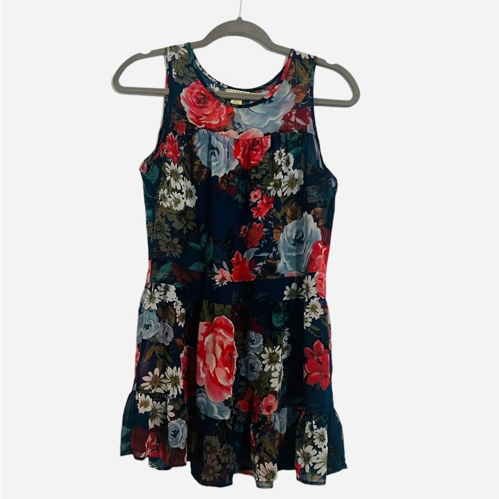 Pins and Needles Sheer Floral Tunic sz XS